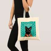 Cute Schnauzer Tote Bag (Voorkant (product))
