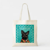 Cute Schnauzer Tote Bag (Achterkant)