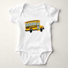 Cute School Bus Baby Bodysuit