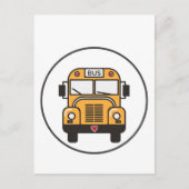 Cute School Bus Briefkaart (Voorkant)