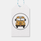 Cute School Bus Cadeaulabel (Voorkant)