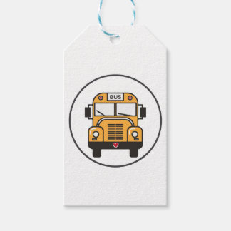 Cute School Bus Cadeaulabel