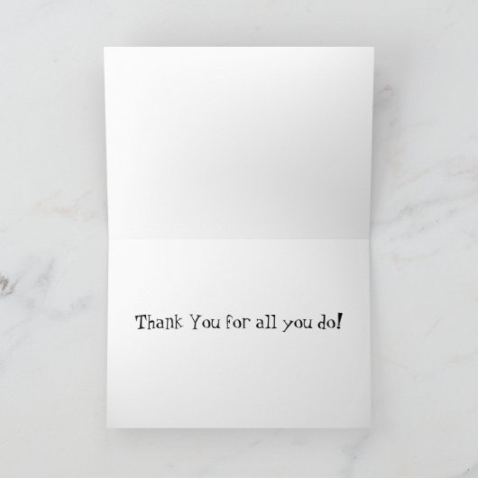 Cute School Cook Bedankt (Binnen)