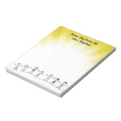 Cute School Kinder Teacher Notitieblok (Linkerzijde)