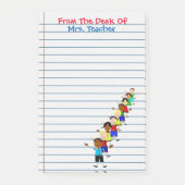 Cute School Kinder Teacher Post-its Notes (Voorkant)