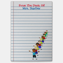 Cute School Kinder Teacher Post-its Notes