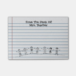 Cute School Kinder Teacher Post-its Post-it® Notes