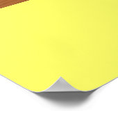 Cute School Leerleraar Poster (Hoek)