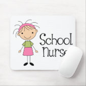 Cute School Nurse Muismat (Met muis)