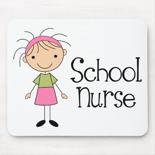 Cute School Nurse Muismat (Voorkant)