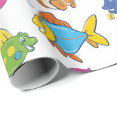 Cute School of Fish Cadeaupapier (Rol Hoek)