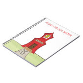 Cute School Personalized Keepsake Notitieboek (Linkerzijde)