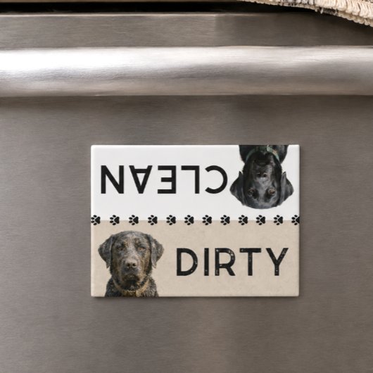 Cute Schoon Vies Zwarte Lab Wasmachine Herinnering Magneet