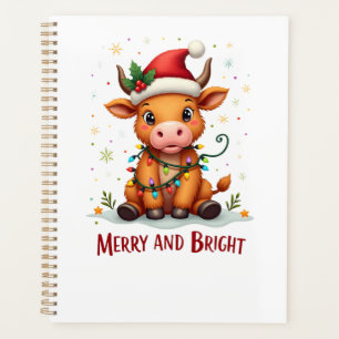 Cute Schotse Babykoe Kerstverlichting Merry & Br Planner