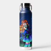 Cute Sci-Fi Girl Waterfles (Voorkant)