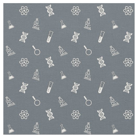 Cute Science Fabric Stof (Close Up)