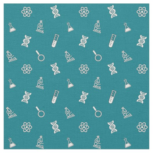Cute Science Fabric Stof (Close Up)