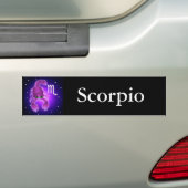 Cute Scorpio Zodiac Bumpersticker (Op auto)