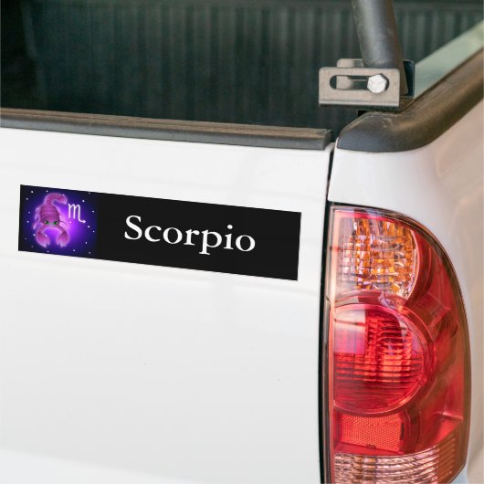 Cute Scorpio Zodiac Bumpersticker (Op Truck)