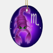 Cute Scorpio Zodiac Keramisch Ornament (Rechts)