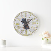 Cute Scottie die Bagpipes afspeelt Grote Klok (Huis)