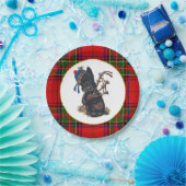 Cute Scottie die Bagpipes afspeelt Papieren Bordje (Feest)