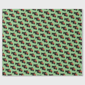 Cute Scottie Dog Kerstfeestdag - Verpakkingspapier Cadeaupapier (Vlak)