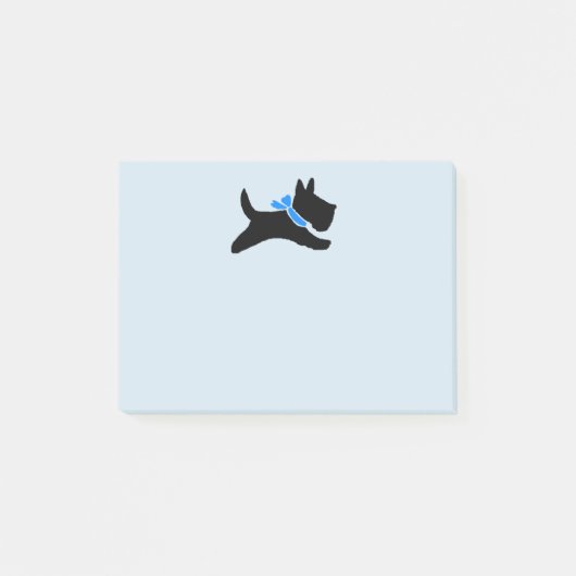 Cute Scottie Dog Post-it® Notes (Voorkant)