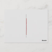 Cute Scottie Dog Valentijn Briefkaart (Achterkant)