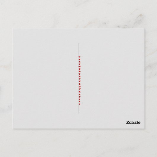 Cute  Scottie Dog Valentijn Briefkaart (Achterkant)