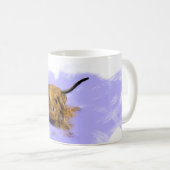 Cute Scottish Highland Cow Mok (Voorkant rechts)