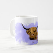 Cute Scottish Highland Cow Mok (Voorkant links)