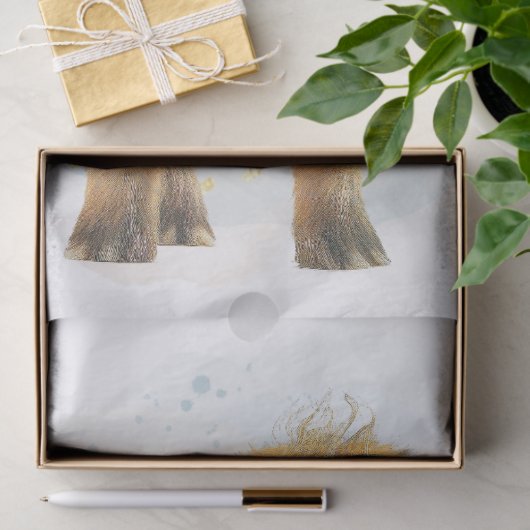 Cute Scottish Highlander Koe Tissuepapier (Geschenk)