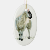 Cute Scottish Lamb Keramisch Ornament (Rechts)