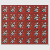 CUTE SCOTTISH TERRIER DOG, MERRY CHRISTMAS SCOTTIE CADEAUPAPIER (Vlak)