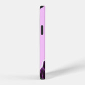 Cute Scream Mask op Roze Achtergrond iPhone Hoesje (Rechterkant)