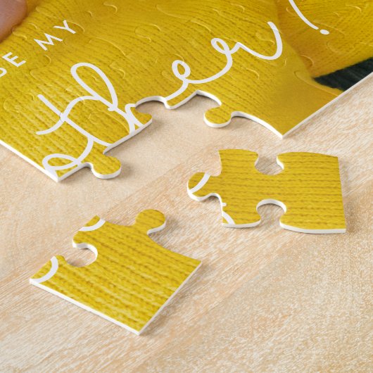 Cute script Godmoeder voorstel foto Legpuzzel (Zijkant)