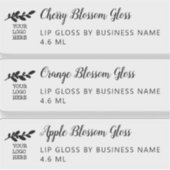 Cute Script met Logo Clean Lip Gloss Makeup Sticker (Voorkant)