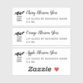 Cute Script met Logo Clean Lip Gloss Makeup Sticker (Vel)