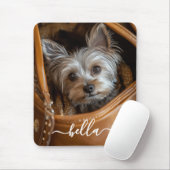Cute Script Pet Photo Muismat (Met muis)