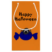 Cute Scruffy Halloween Spider Gift Bag Klein Cadeauzakje (Achterkant)