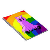 Cute Scruffy Unicorn-laptop Notitieboek (Rechterzijde)