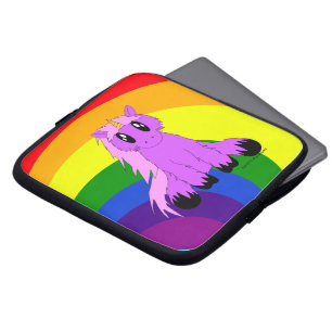 Cute Scruffy Unicorn-laptophoes Laptop Sleeve