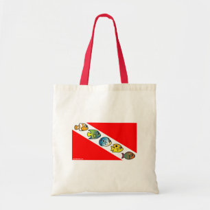 Cute Scubadorable Dive Flag Tote Bag