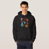 Cute Sea Animals Ocean Creatures Clownfish Hoodie (Voorkant volledig)