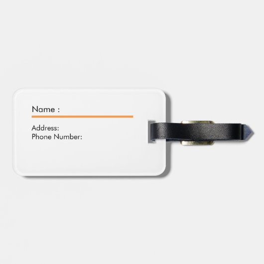 Cute sea otter bagagelabel (Achterkant horizontaal)