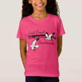 Cute Seagull Beach East Coast Beachcomber t shirt (Voorkant)