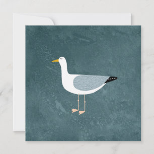 Cute Seagull Birthday Card Advieskaart