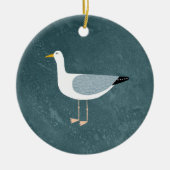 Cute Seagull Keramisch Ornament (Voorkant)