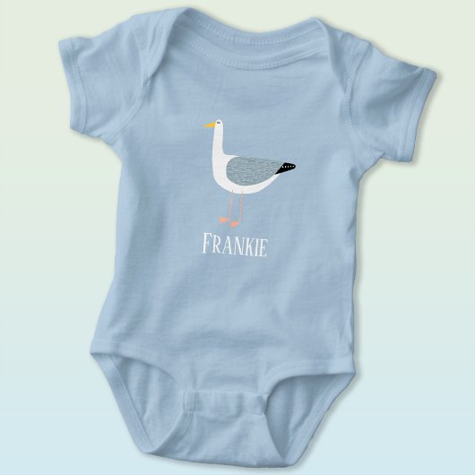Cute Seagull Name Romper